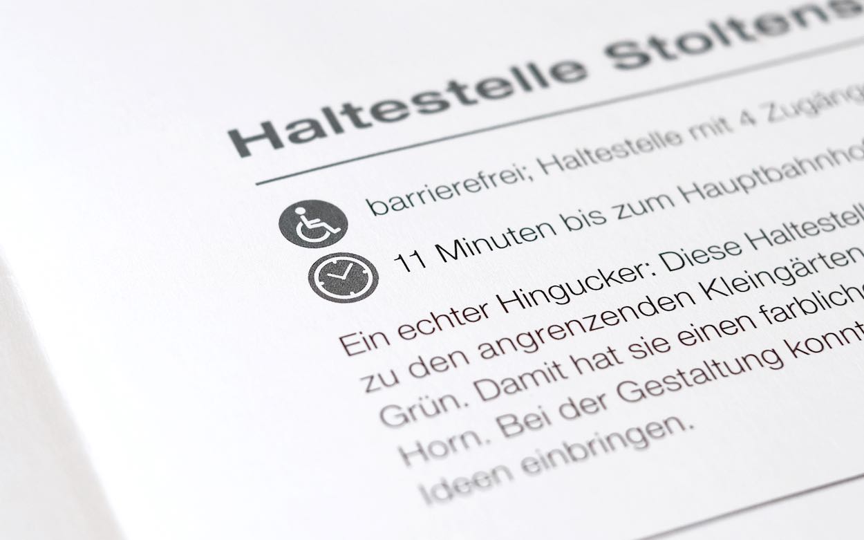 Hochbahn Hamburg Flyer Detail