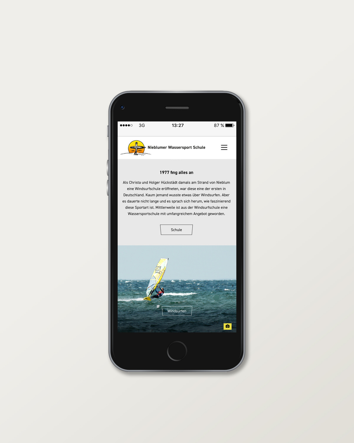 Surfschule NWS Föhr / Webdesign