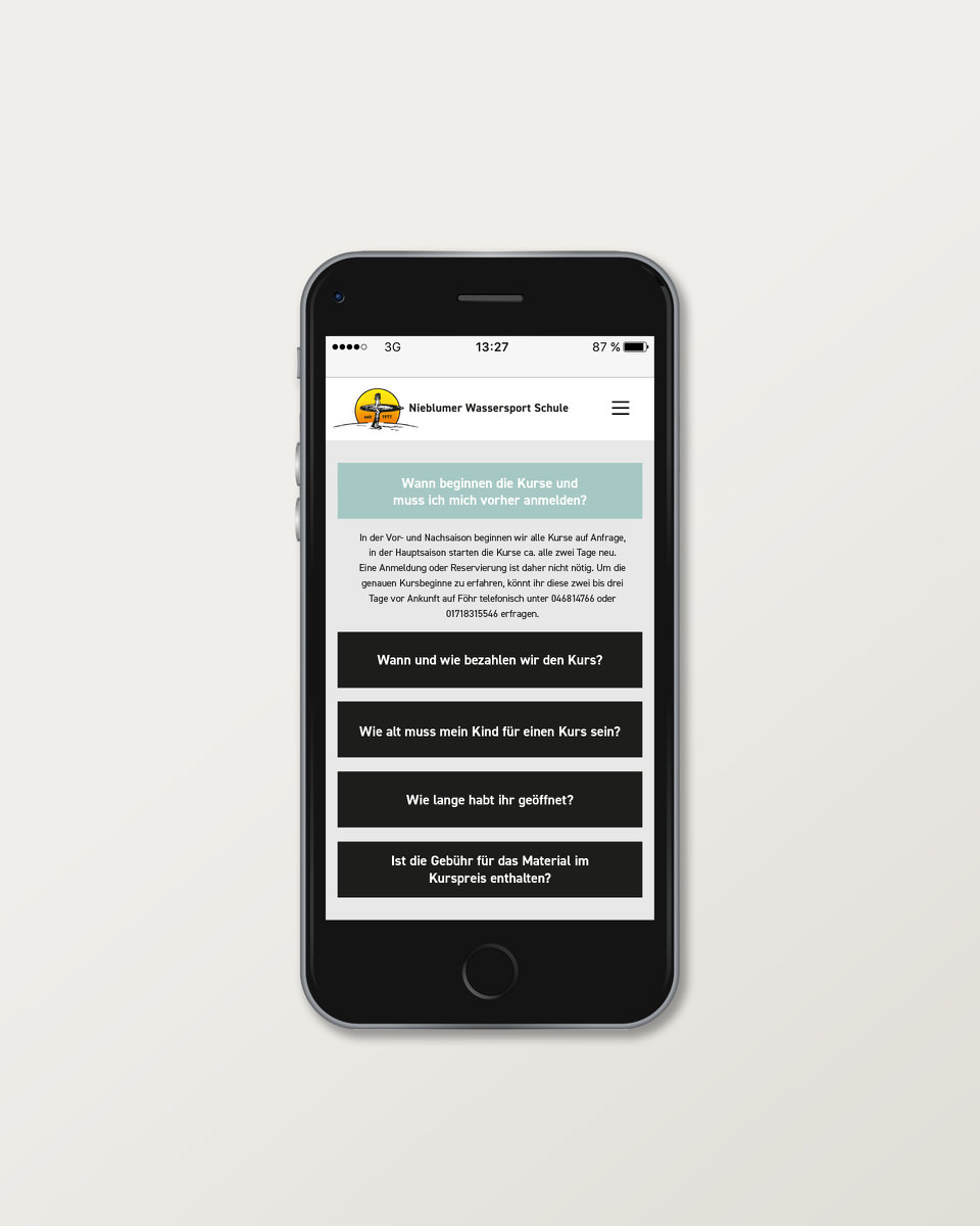 NWS Föhr Smartphone FAQ