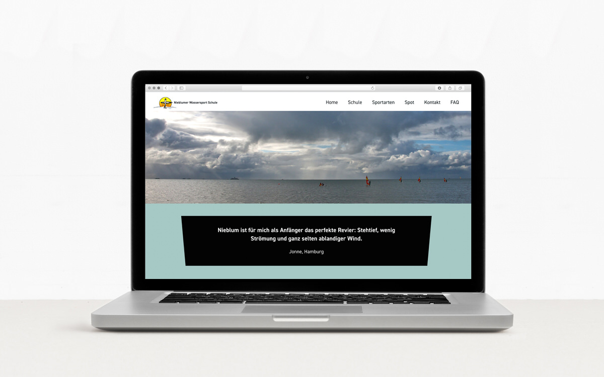 NWS Föhr Website Spot Seite